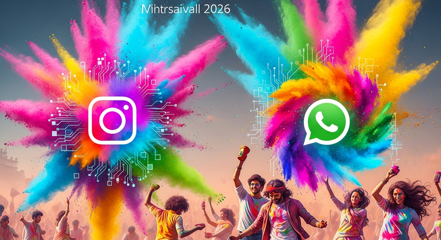 AIで彩る2026年のホーリー祭：インスタ＆ワッツアップを飾る8つのバイラル画像生成プロンプト