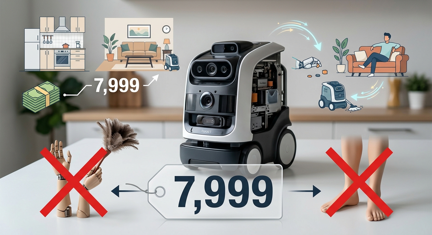 「手足」はいらない?7,999ドルの生活支援ロボット「Isaac 1」が突きつけた現実