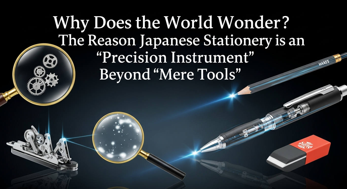 なぜ世界は驚くのか?日本の文房具が「ただの道具」を超えた革新的な「精密機器」である理由