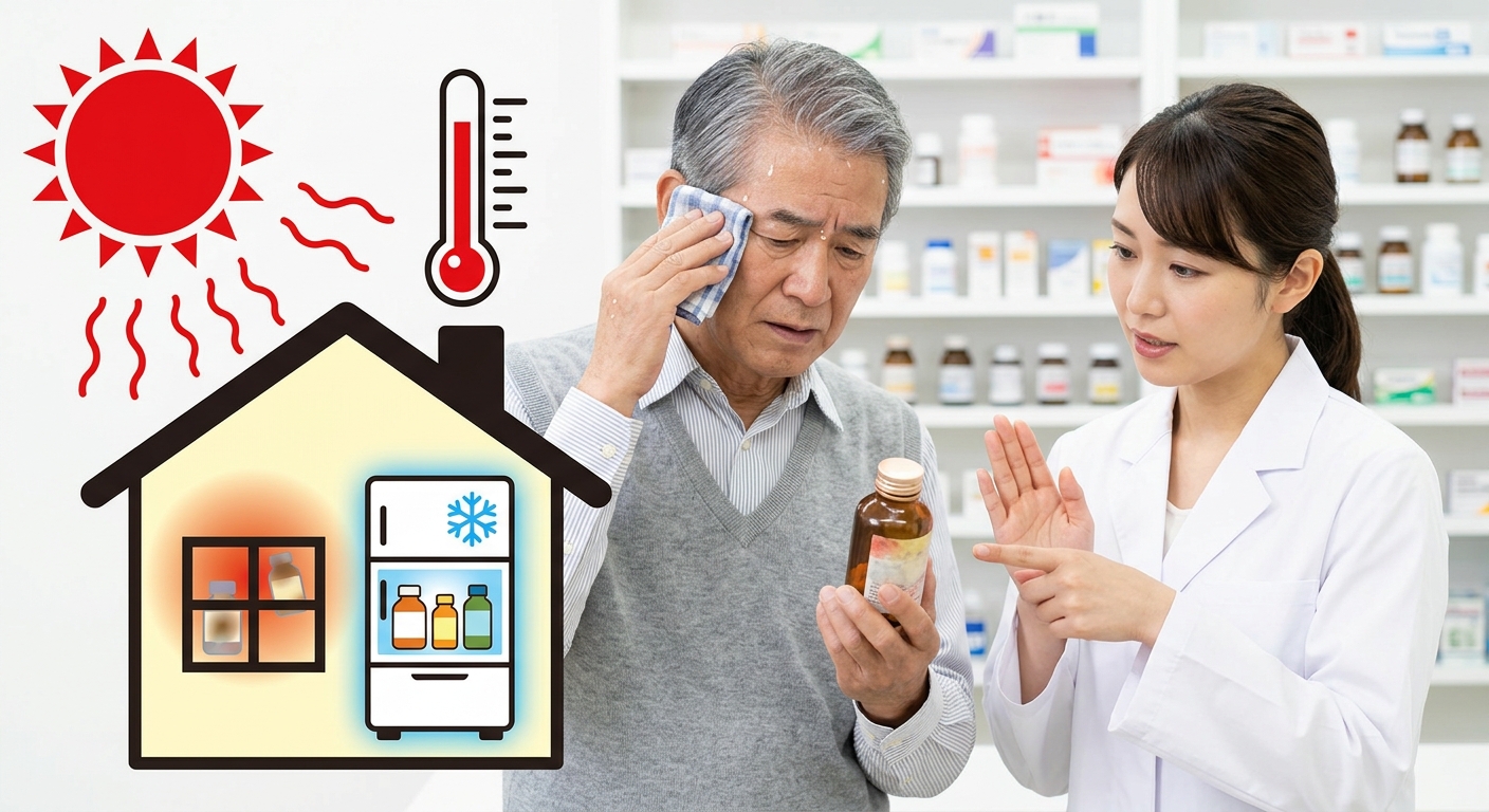 その薬、猛暑で腐ってるかも?薬剤師が教える「命を守る」夏の正しい保管術