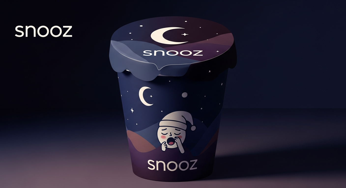 夜型アイス「Snooz」:常識を覆すブランド戦略と「真夜中のデザイン」