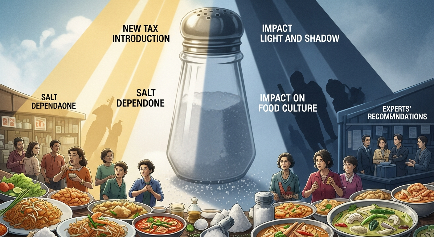 タイ、国民の「塩依存」に挑む！新税導入の光と影～食文化への影響と専門家の提言