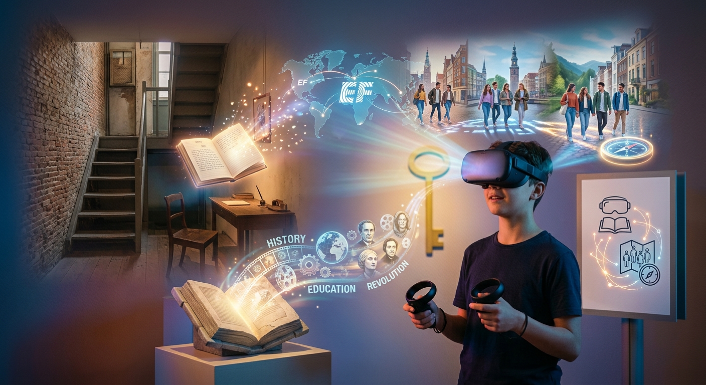 なぜ今、アンネ・フランクの物語はVRで語られるのか?EF教育旅行が挑む歴史教育の変革