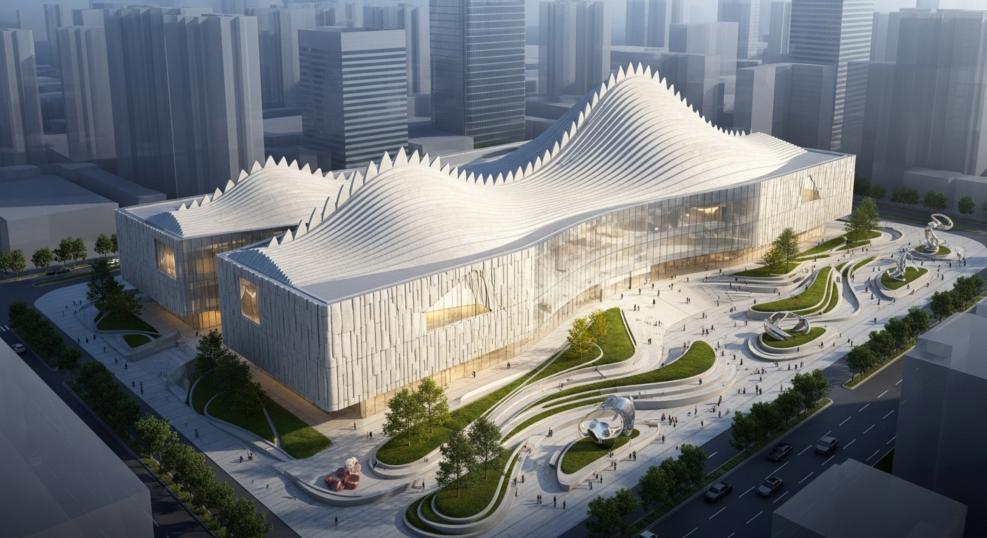 北京新芸術博物館：SnøhettaとBIADが描く、アートと都市が融合する未来の文化ハブ