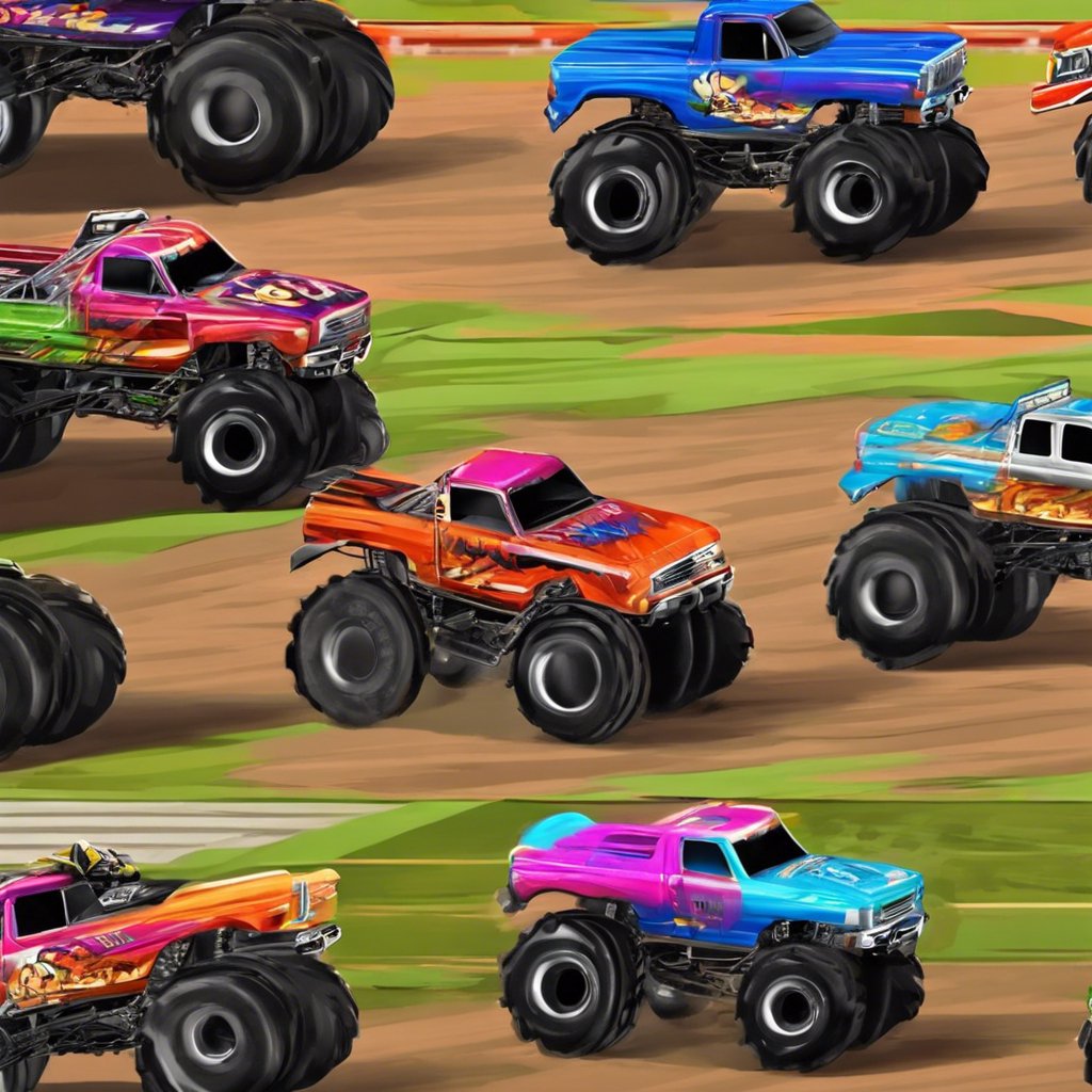 Monster Truck Racing Mockup Generator