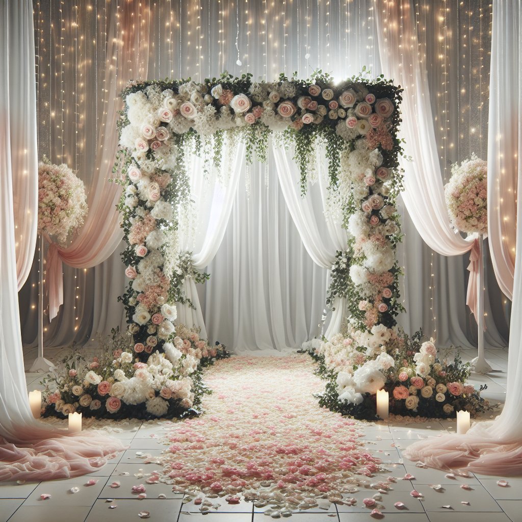 Free AI Wedding Backdrop Decoration Generator