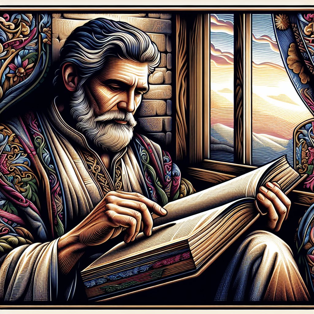 AI Wise Man Reading A Book Creator