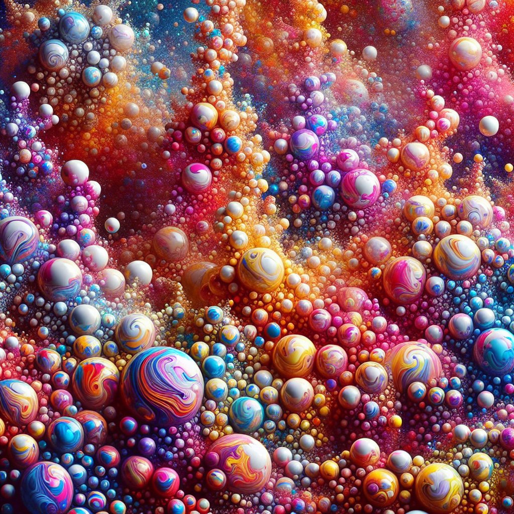 AI Bubble Paint Creator