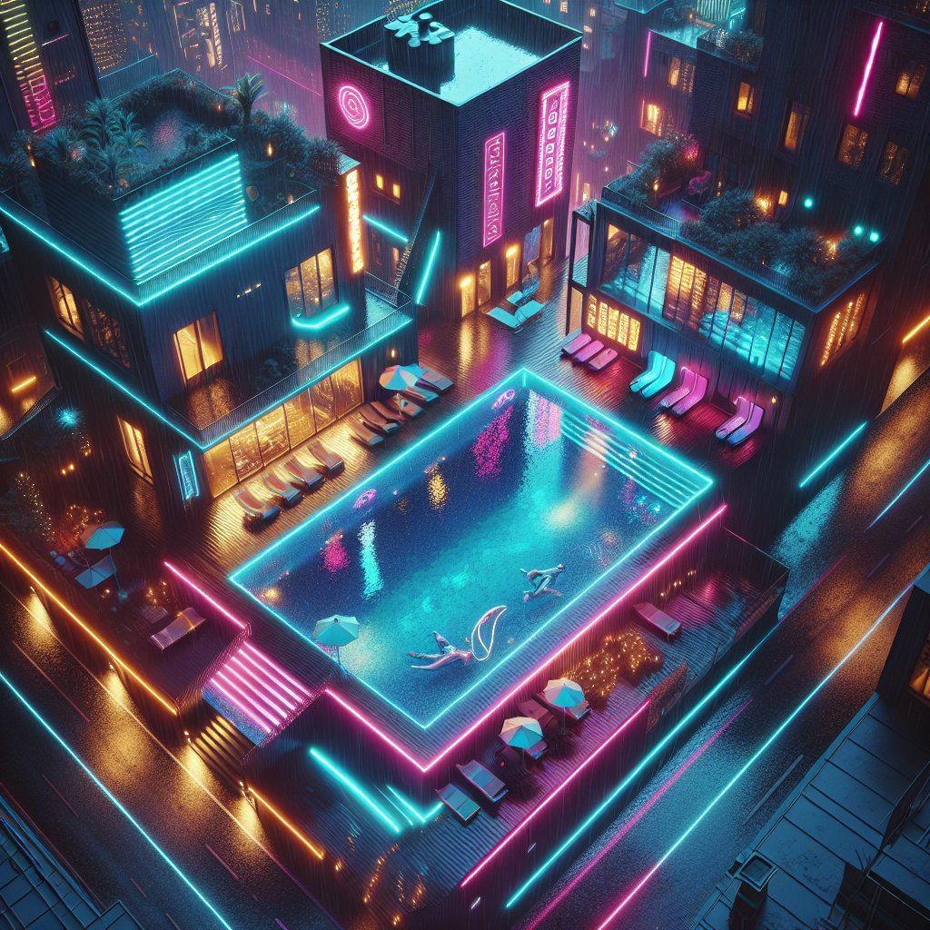 Cyberpunk Pool Ideas