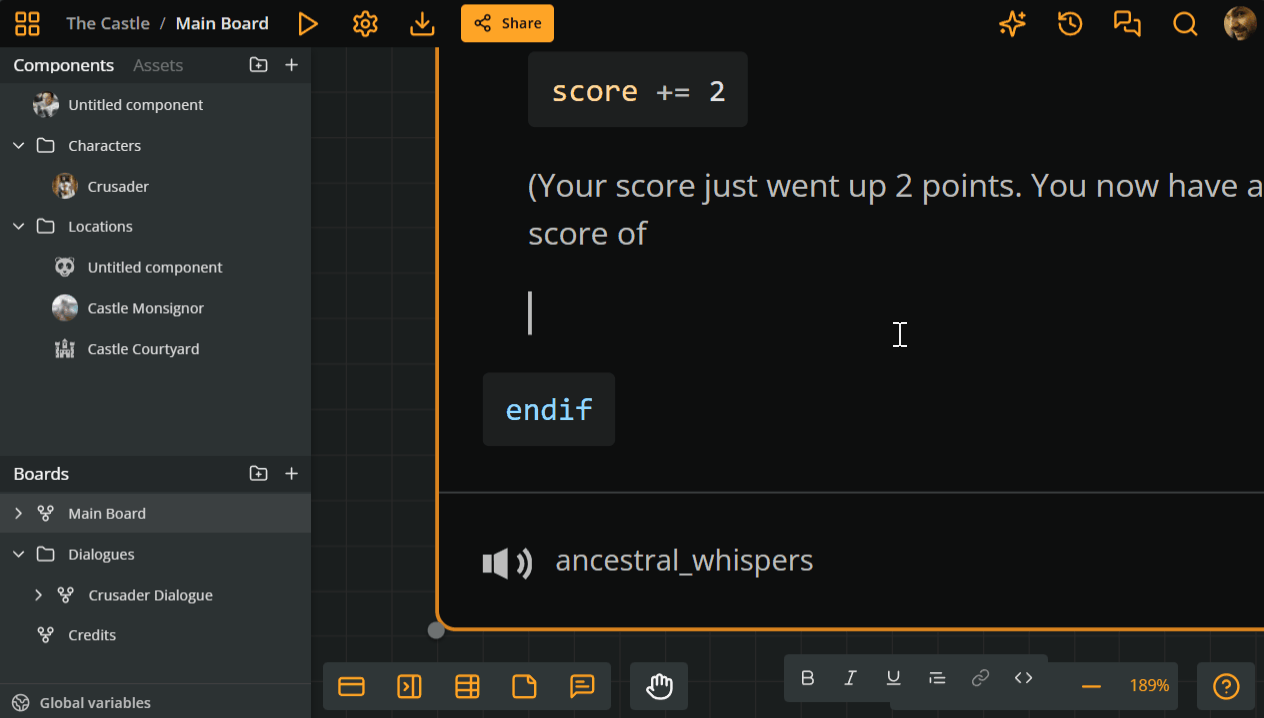 Auto-complete for Arcscript