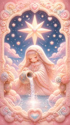 Soft Girl Aesthetic tarot card example