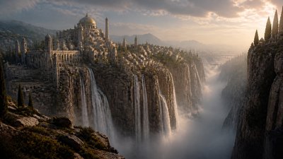 VFX Compositing Digital Art Style concept art example