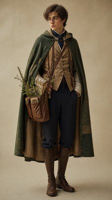 Old Money Aesthetic character design example
