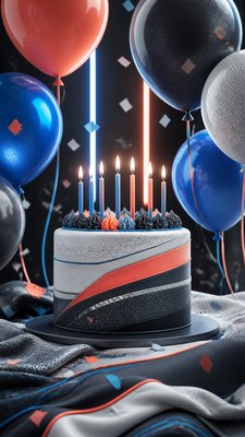Athleisure Fashion Design birthday card example