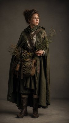 Fine Art Photography Style character design example