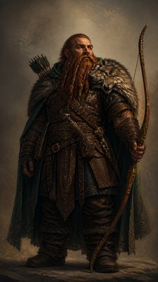 Epic Fantasy Art tabletop character portrait example
