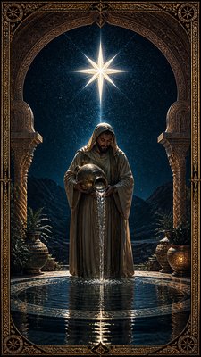 Digital Realism Art Style tarot card example