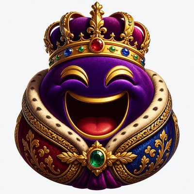 Royalcore Aesthetic Twitch emote example