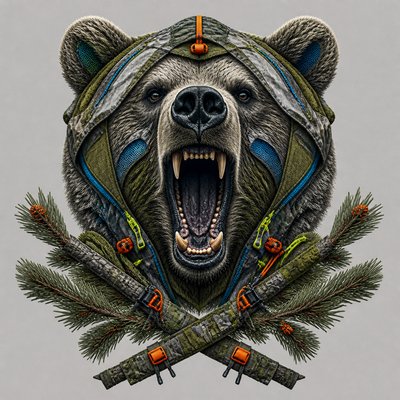 Gorpcore Aesthetic t-shirt design example