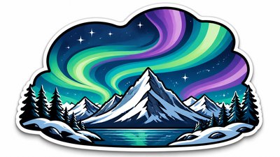 Die-Cut Sticker Design banner example