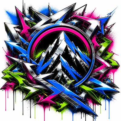 Wildstyle Graffiti Street Art Style logo concept example
