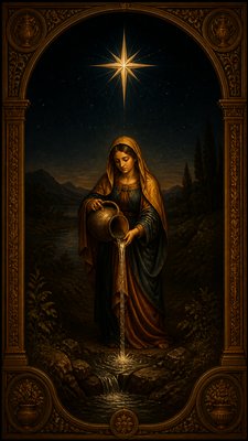 Classical Realism Art Style tarot card example