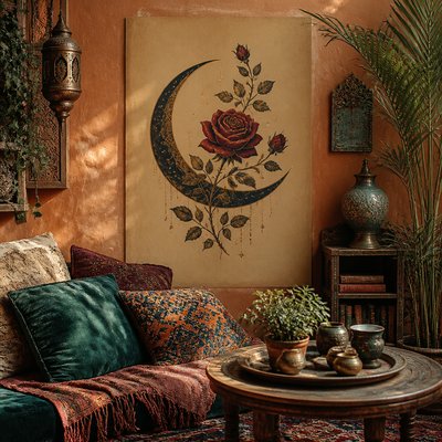 Bohemian Interior Design tattoo design example