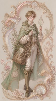 Rococo Art Style character design example