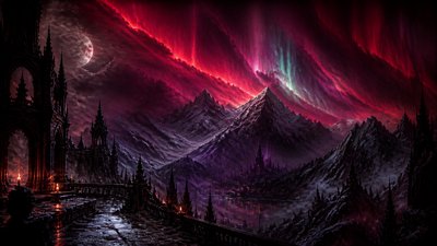 Gothic Fantasy Art banner example