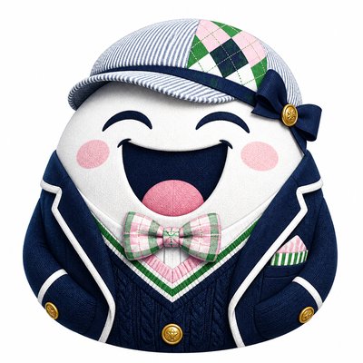 Preppy Aesthetic Twitch emote example