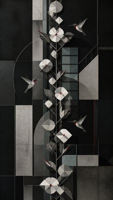 Minimalist Modern Art Style phone case design example