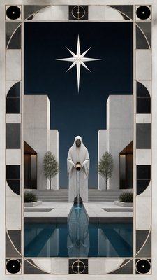 Modern Architecture Art tarot card example