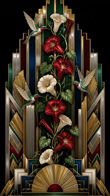 Art Deco Architecture Art phone case design example
