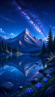Anime Art Style phone wallpaper example