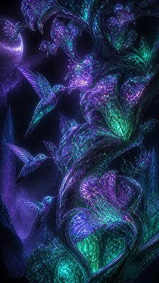 Alien World Sci-Fi Art phone case design example
