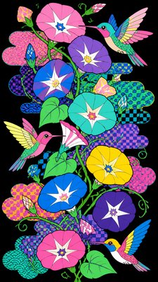 Superflat Art Style phone case design example