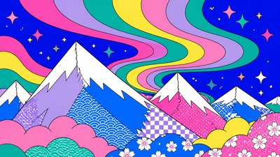 Superflat Art Style banner example