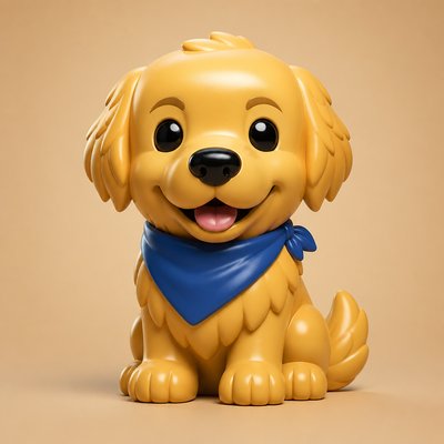 Designer Vinyl Toy Art pet portrait example
