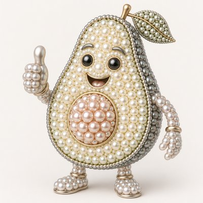 Pearl Jewelry Style sticker example
