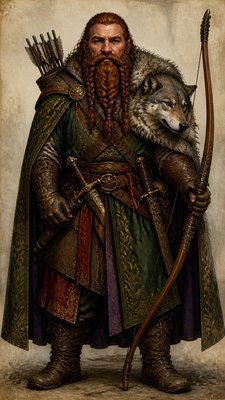 Pre-Raphaelite Art Style tabletop character portrait example