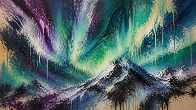 Abstract Expressionism Art Style banner example