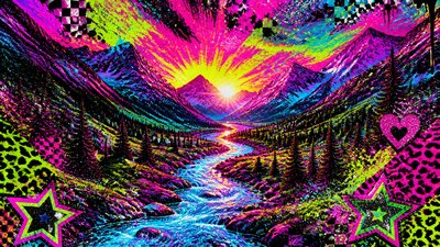 Scene Aesthetic desktop wallpaper example