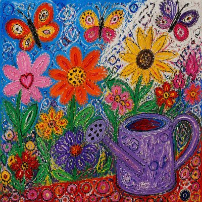 Art Brut Style coloring page example