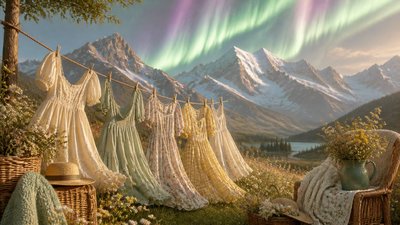 Cottagecore Fashion Style banner example