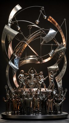 Kinetic Sculpture Art Style flyer example
