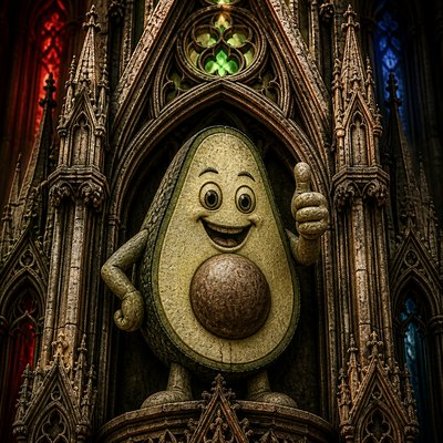 Gothic Architecture Art sticker example
