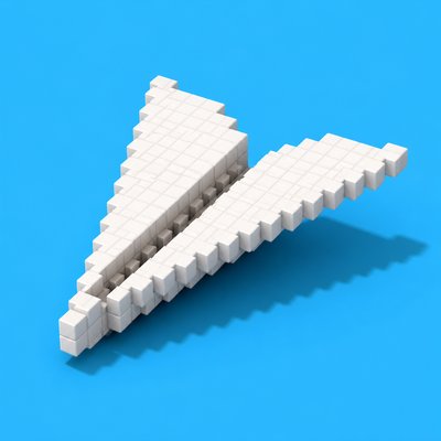 Voxel Art Style icon example