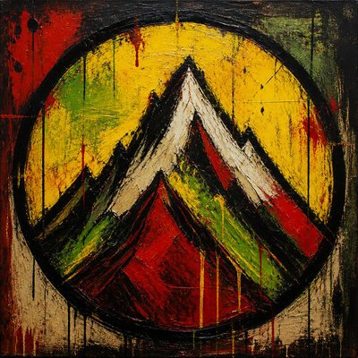 Neo-Expressionism Art Style logo concept example