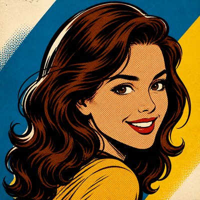 Comic Book Pop Art Style profile picture example
