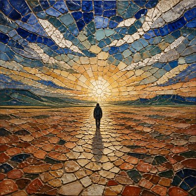 Ceramic Mosaic Art Style album cover example